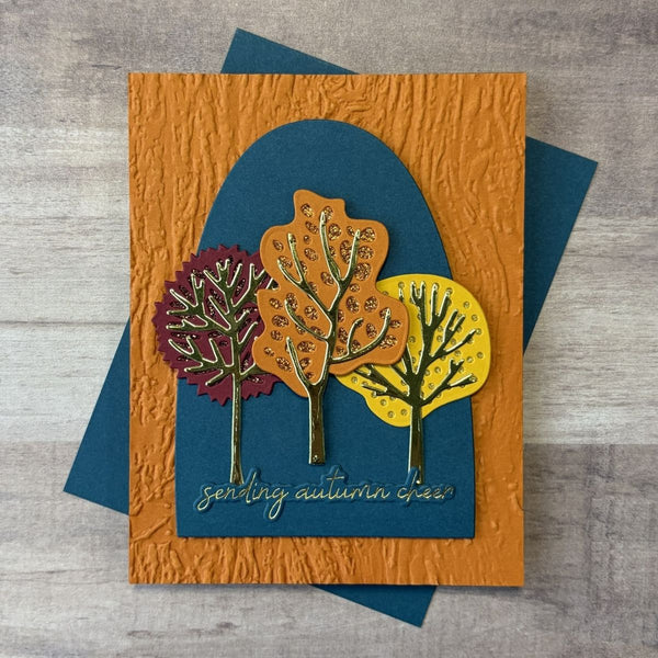 Autumn Sentiments BetterPress Plate & Die Set by Kelly Bangs