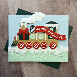 Gingerbread Delivery Etched Dies by Stamperia