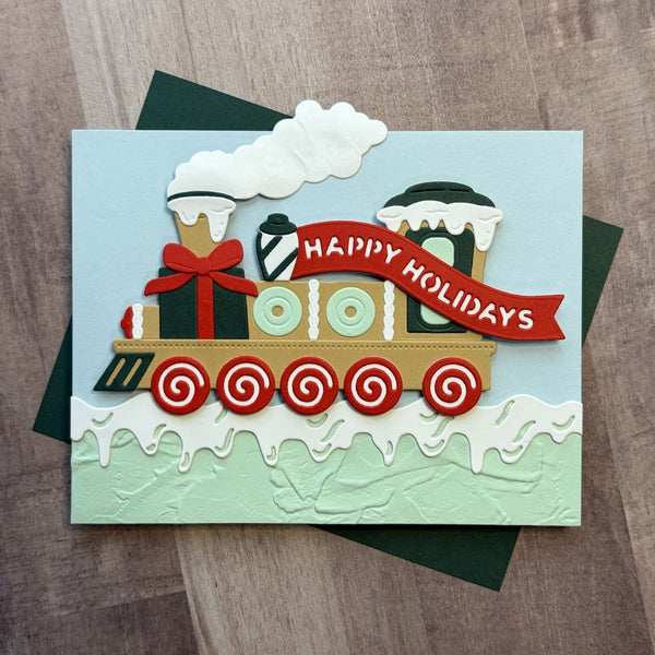 Gingerbread Delivery Etched Dies by Stamperia