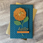 Linen 3D Embossing Folder by Suzanne Hue