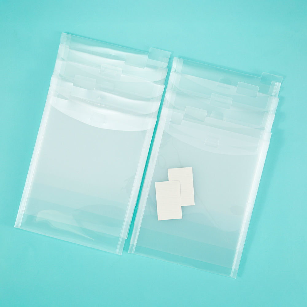 TOO 8.5 x 11" Flip Flap Pocket - 10 Pack
