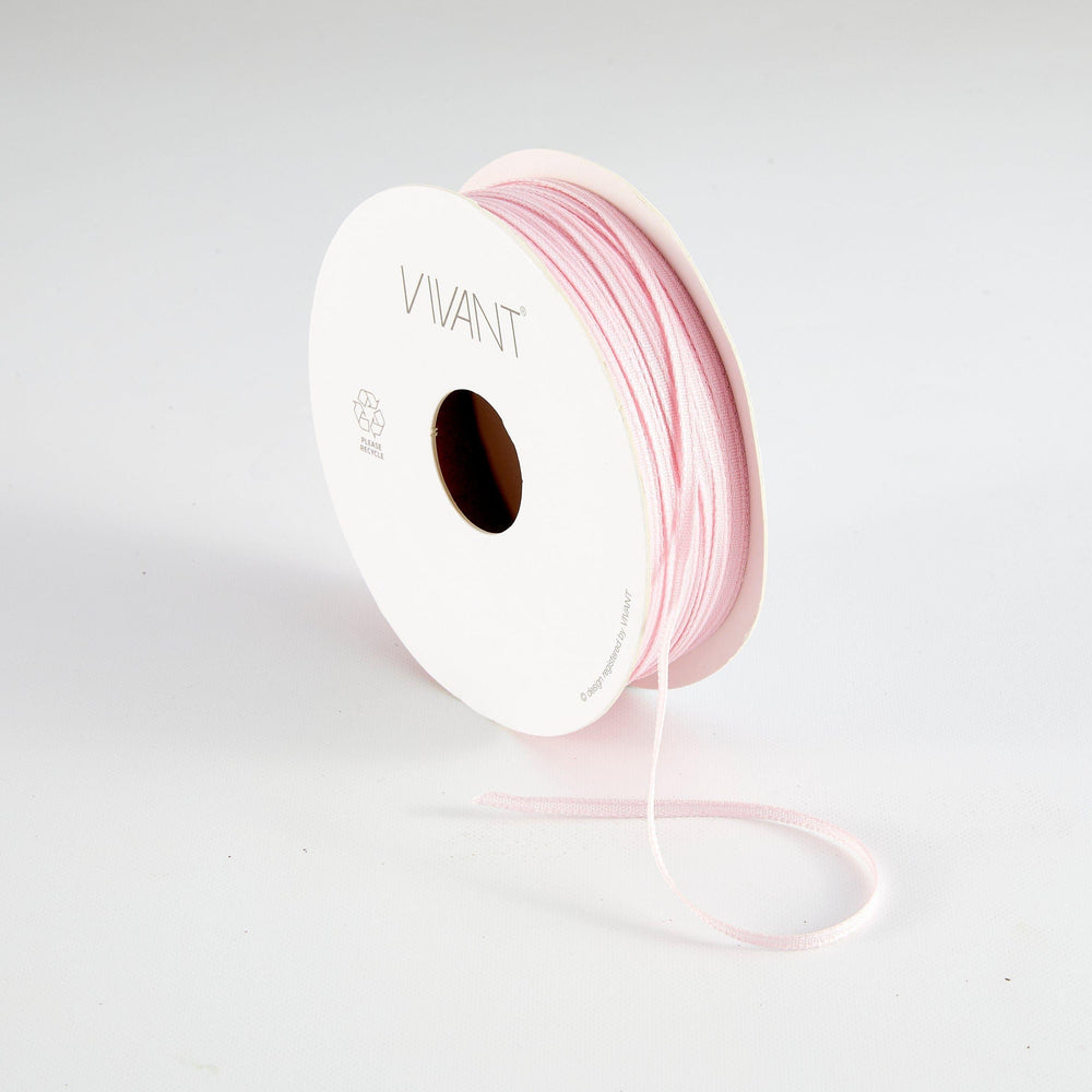 Vivant - Texture Light Rose Narrow Ribbon (21 yards)