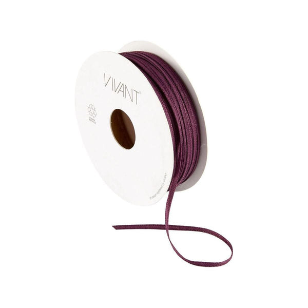 Vivant - Texture Rose Purple Narrow Ribbon (21 yards)