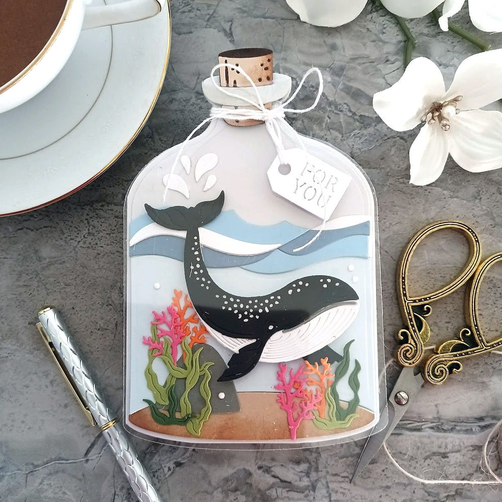 Whale in a Bottle - Large Die of the Month