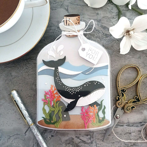 Whale in a Bottle - Large Die of the Month