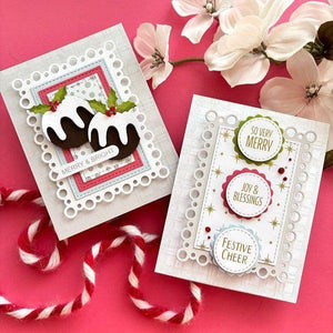 Holiday Background Panels Press Plates by Lisa Horton