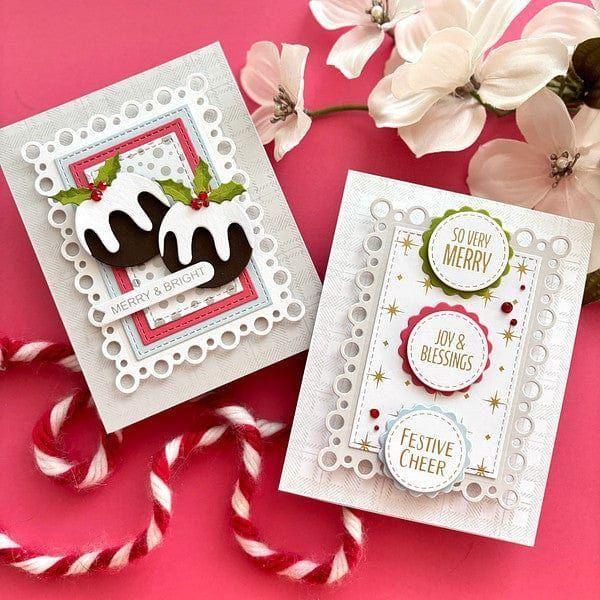 Holiday Background Panels Press Plates by Lisa Horton