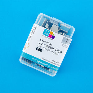 TOO Silver Connector Clips - 50pc