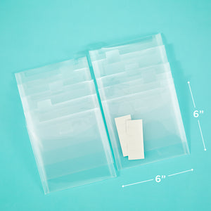 TOO 6 x 6" Flip Flap Pocket - 10 Pack