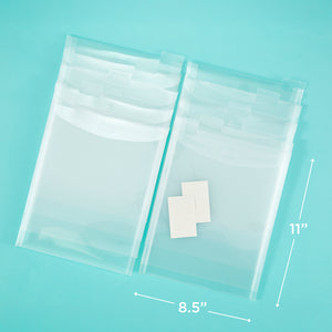 TOO 8.5 x 11" Flip Flap Pocket - 10 Pack
