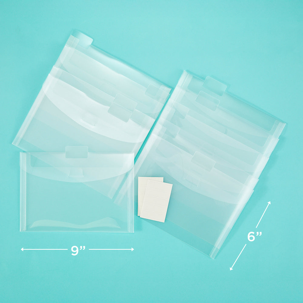 TOO 9 x 6" Flip Flap Pocket - 10 Pack