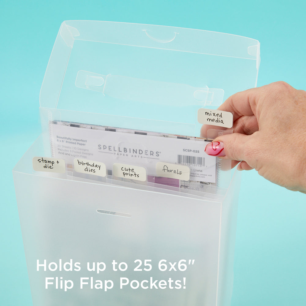 TOO 6 x 6" File Master with 5 Flip Flap Pockets