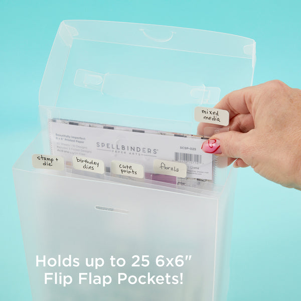TOO 6 x 6" File Master with 5 Flip Flap Pockets
