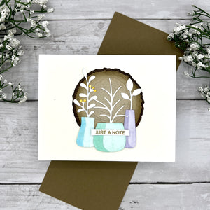 Garden Planter Etched Dies by Lisa Horton