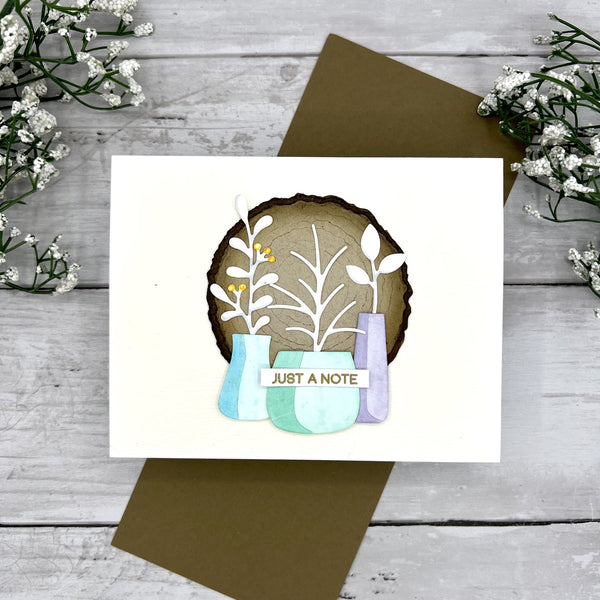 Garden Planter Etched Dies by Lisa Horton