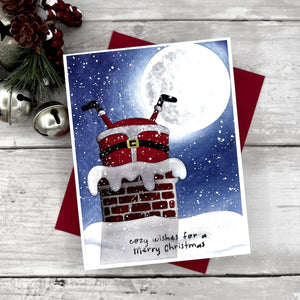 Chimney Caper Clear Stamp & Die Set