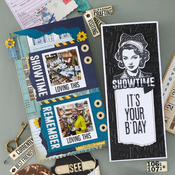 ING Words Stamp & Die Set by Esther Glas
