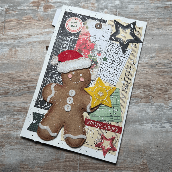 Felt Gingerbread Boy & Girl Etched Dies by Nichol Spohr