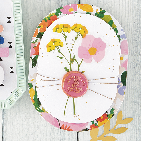 Rosie's Studio Breakfast In Bed Die Cut Floral Stickers