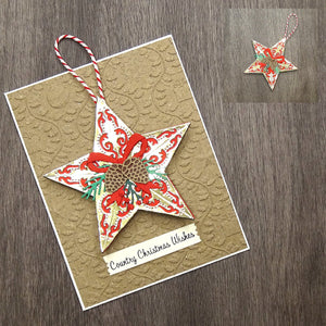 Barn Star Wreath Etched Dies by Annie Williams