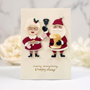 Santa's Elves Etched Dies by Simon Hurley