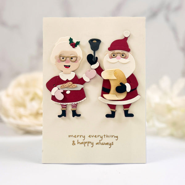 Santa's Elves Etched Dies by Simon Hurley