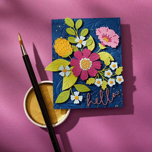 Vivid Script Sentiments Etched Dies from the Vivid Expressions Collection