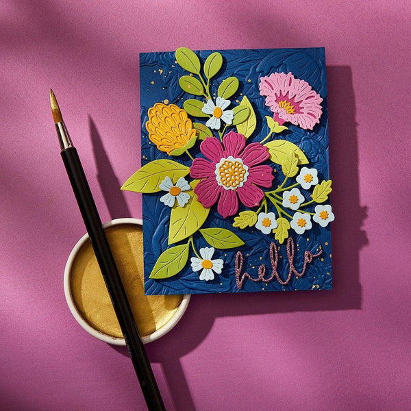 Vivid Script Sentiments Etched Dies from the Vivid Expressions Collection