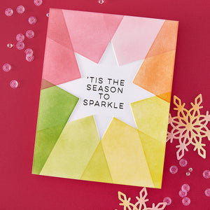 Modern Holiday Greetings Clear Stamp Set