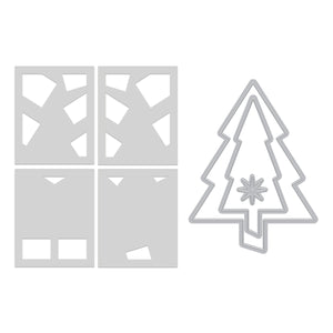Very Merry Tree Die & Stencil Bundle