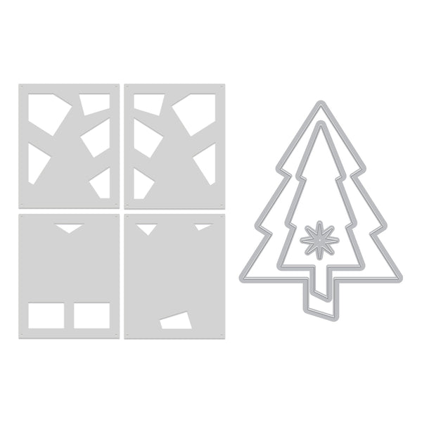 Very Merry Tree Die & Stencil Bundle