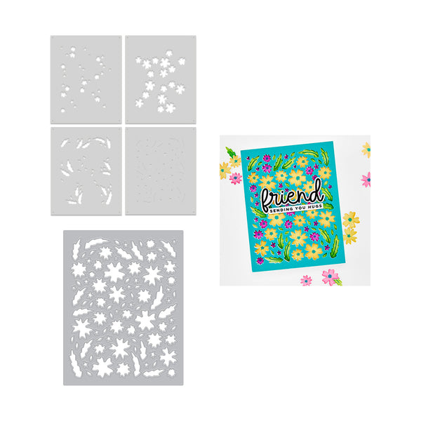 Bitty Floral Bundle Die & Stencil Bundle