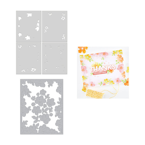Floral Frame Die & Stencil Bundle