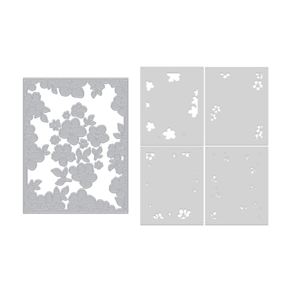 Floral Frame Die & Stencil Bundle
