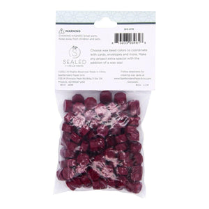 Classic Crimson Wax Beads