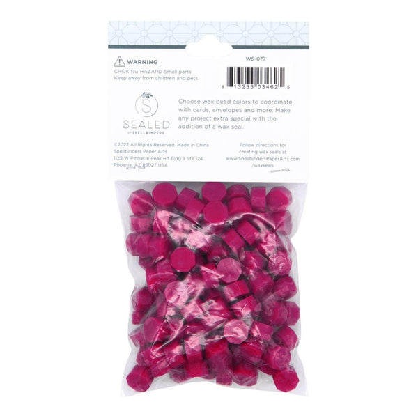 Magenta Wax Beads
