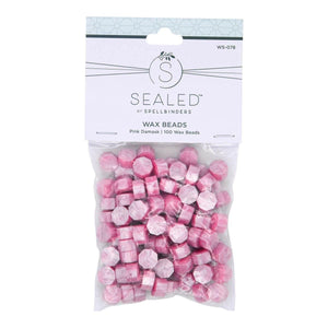 Pink Damask Wax Beads