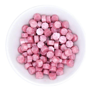 Pink Damask Wax Beads