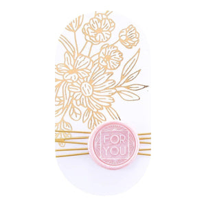 Pink Damask Wax Beads