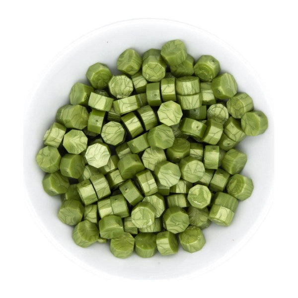 Matcha Wax Beads from the Sealed by Spellbinders Collection
