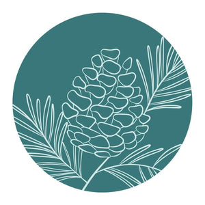 Pine Cone Spray Wax Seal Stamp