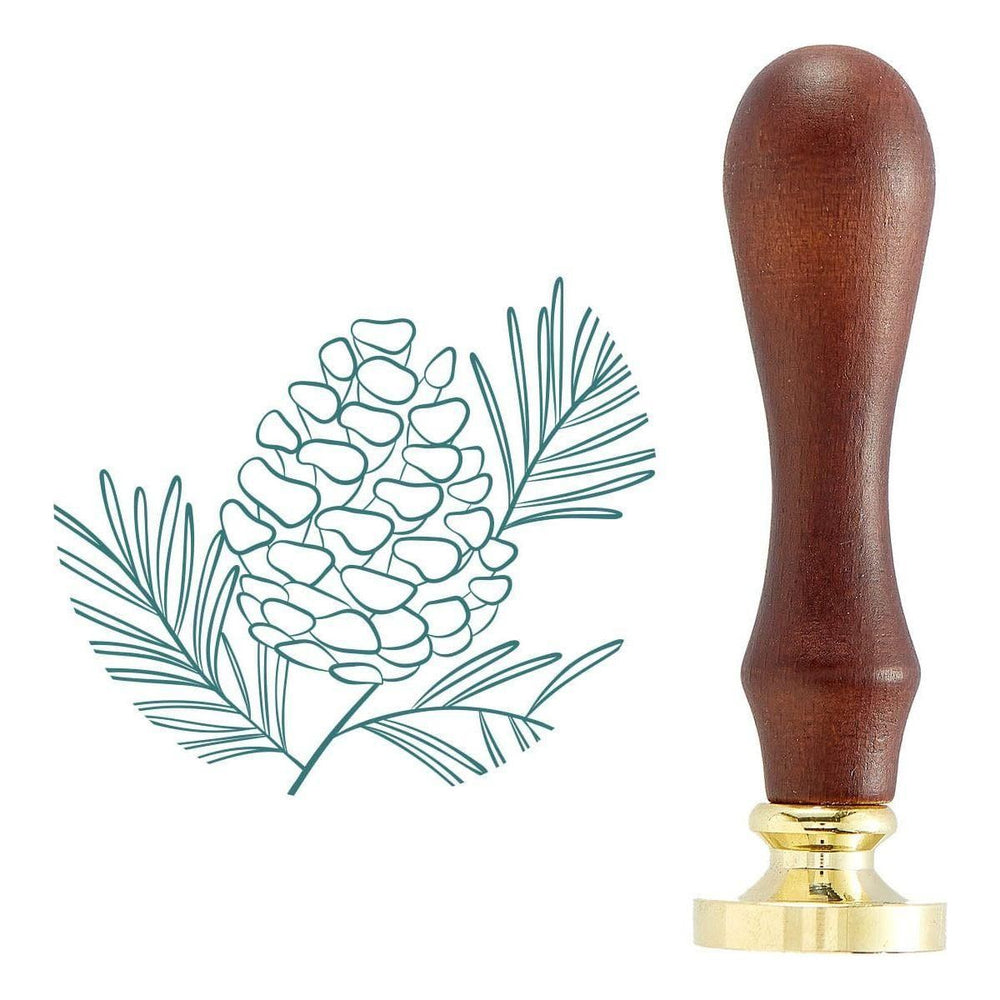 Pine Cone Spray Wax Seal Stamp