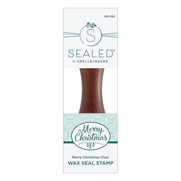Merry Christmas Oval Wax Seal Stamp