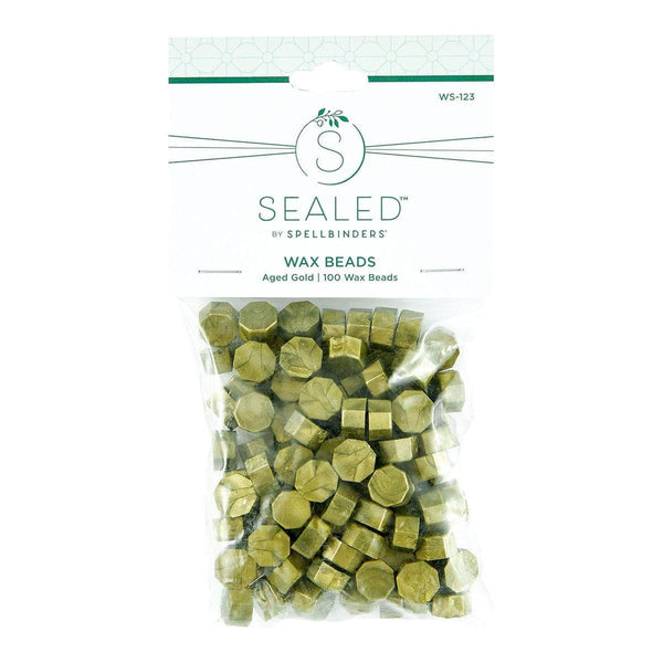 Aged Gold Wax Beads