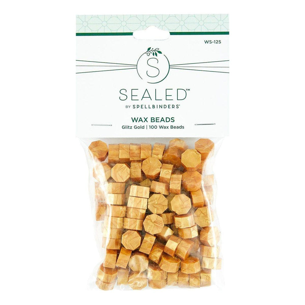 Glitz Gold Wax Beads