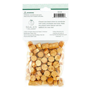 Glitz Gold Wax Beads