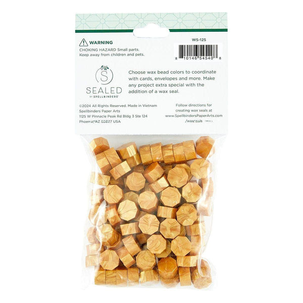 Glitz Gold Wax Beads