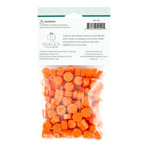 Orange Wax Beads