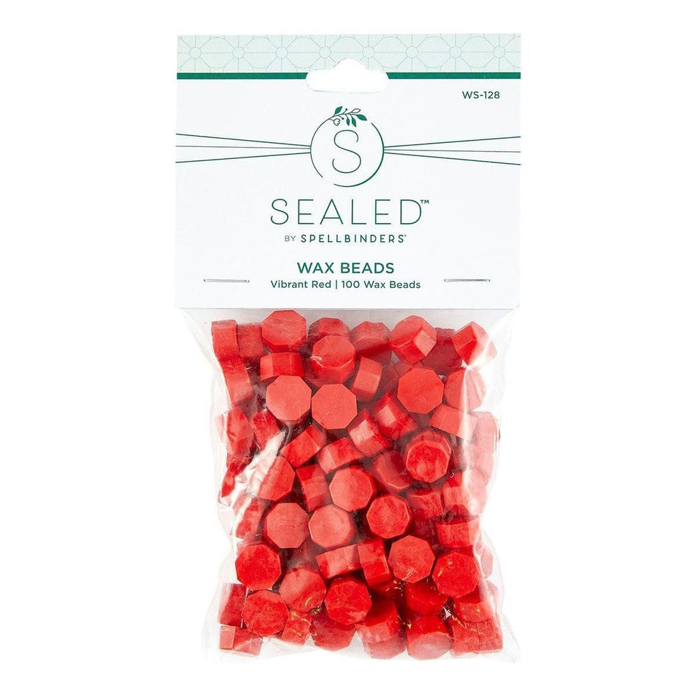 Vibrant Red Wax Beads