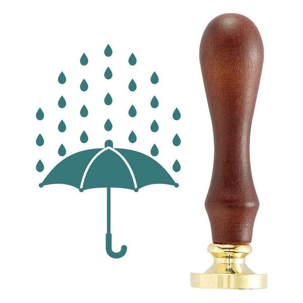 Falling Raindrops Wax Seal Stamp